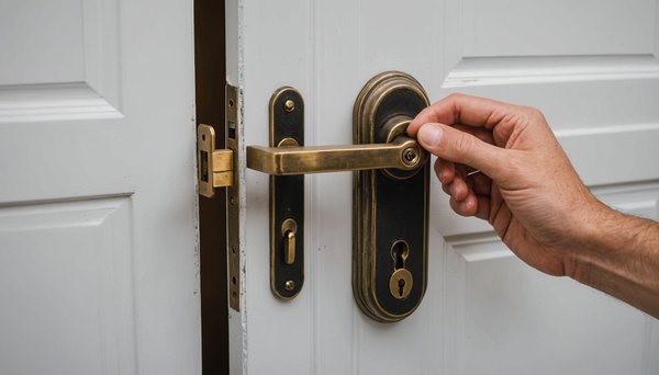 Comment débloquer une porte sans poignée en toute simplicité